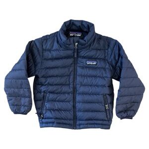 Patagonia Toddler Down Sweater Jacket in Navy Size 3T